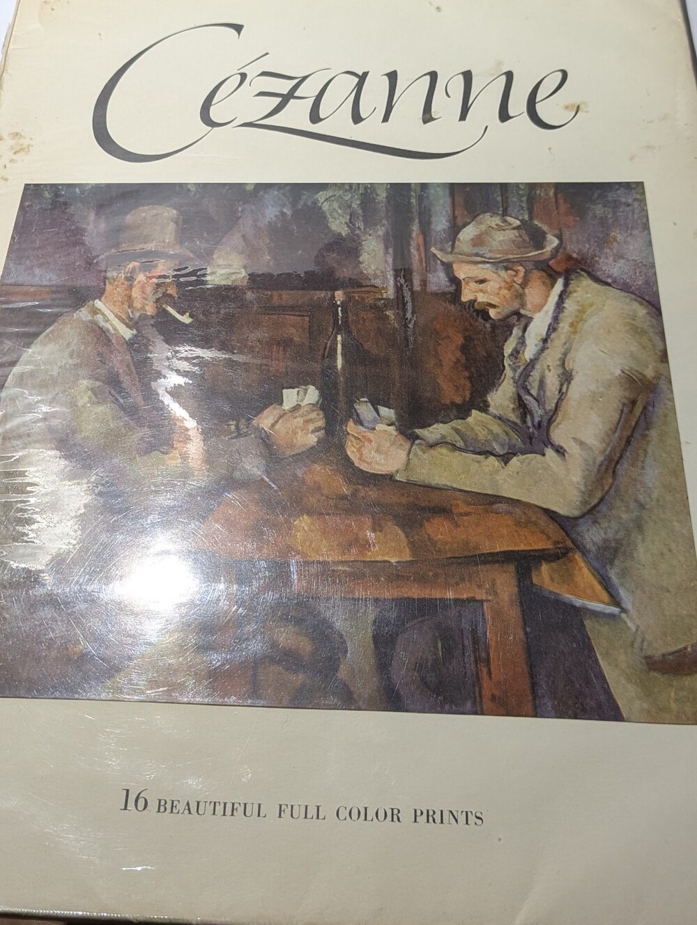1952 Paul Cézanne Art Treasures of the World Vintage Abrams Book 16 Color Prints